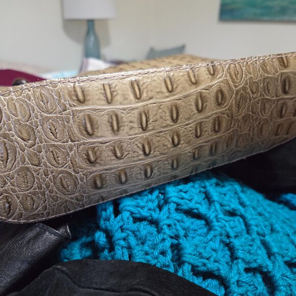 Vintage Ostrich Leather Purse Made in Italy Adjustable - Picture 4 of 5